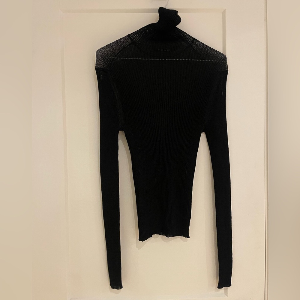 Ça va de soi - Sheer turtleneck (size: M)